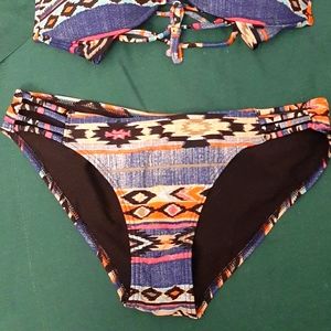 Apollo Tribal Print Bikini Multicolored M